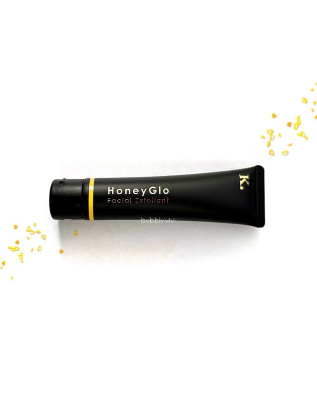 Kayman Beauty HoneyGlo Facial Exfoliant review photo by bubblyvivi