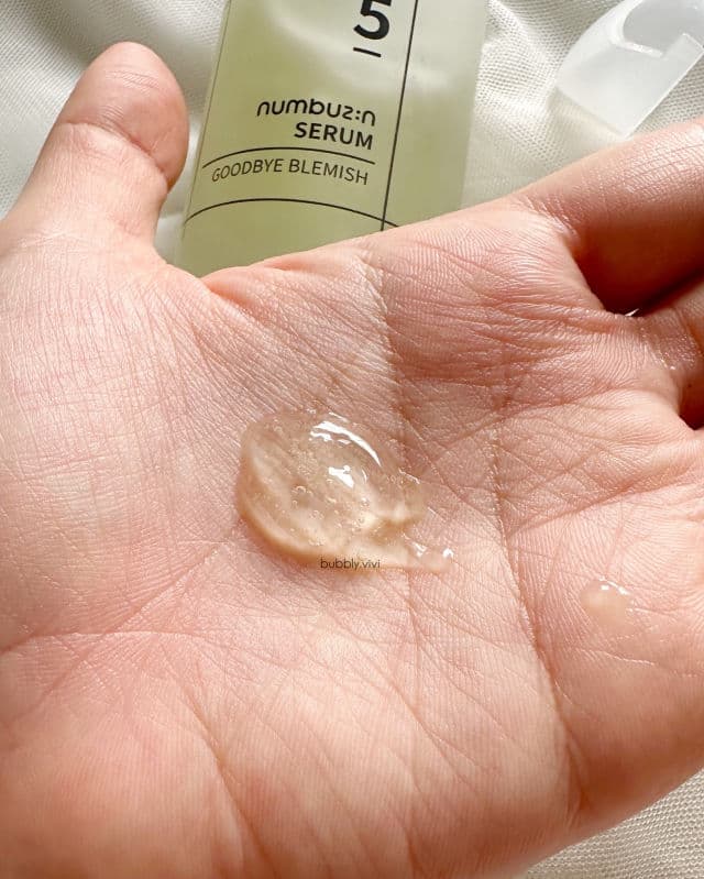 numbuzin No.5 Goodbye Blemish Serum review photo by bubblyvivi