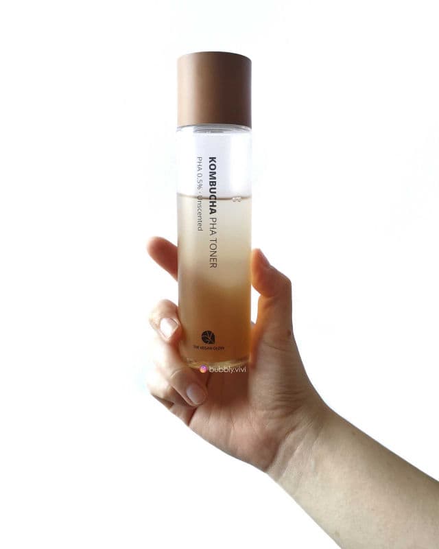 The Vegan Glow Kombucha PHA Toner review photo by bubblyvivi