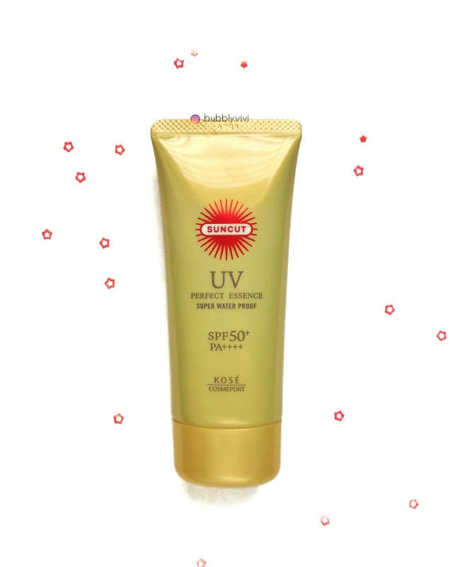 Kose Cosmeport Suncut UV Essence Super Waterproof review photo by bubblyvivi