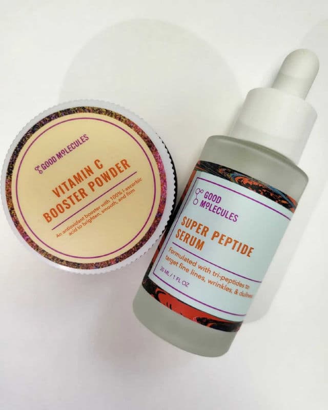 Good Molecules Super Peptide Serum review photo by vvmskincare