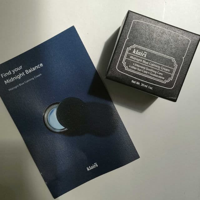 Dear, Klairs Midnight Blue Calming Cream review photo by skincarence