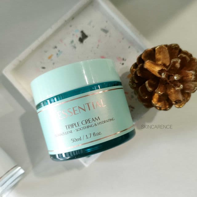 L'ESSENTIAL Triple Cream review photo by skincarence