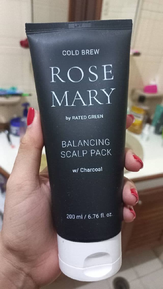 Rated Green Cold Brew Rosemary Balancing Scalp Pack with Charcoal review photo by crissacv2