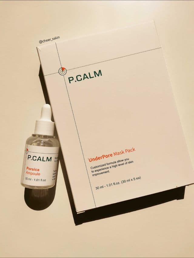 P.CALM Porsica Ampoule review photo by Cheersskin