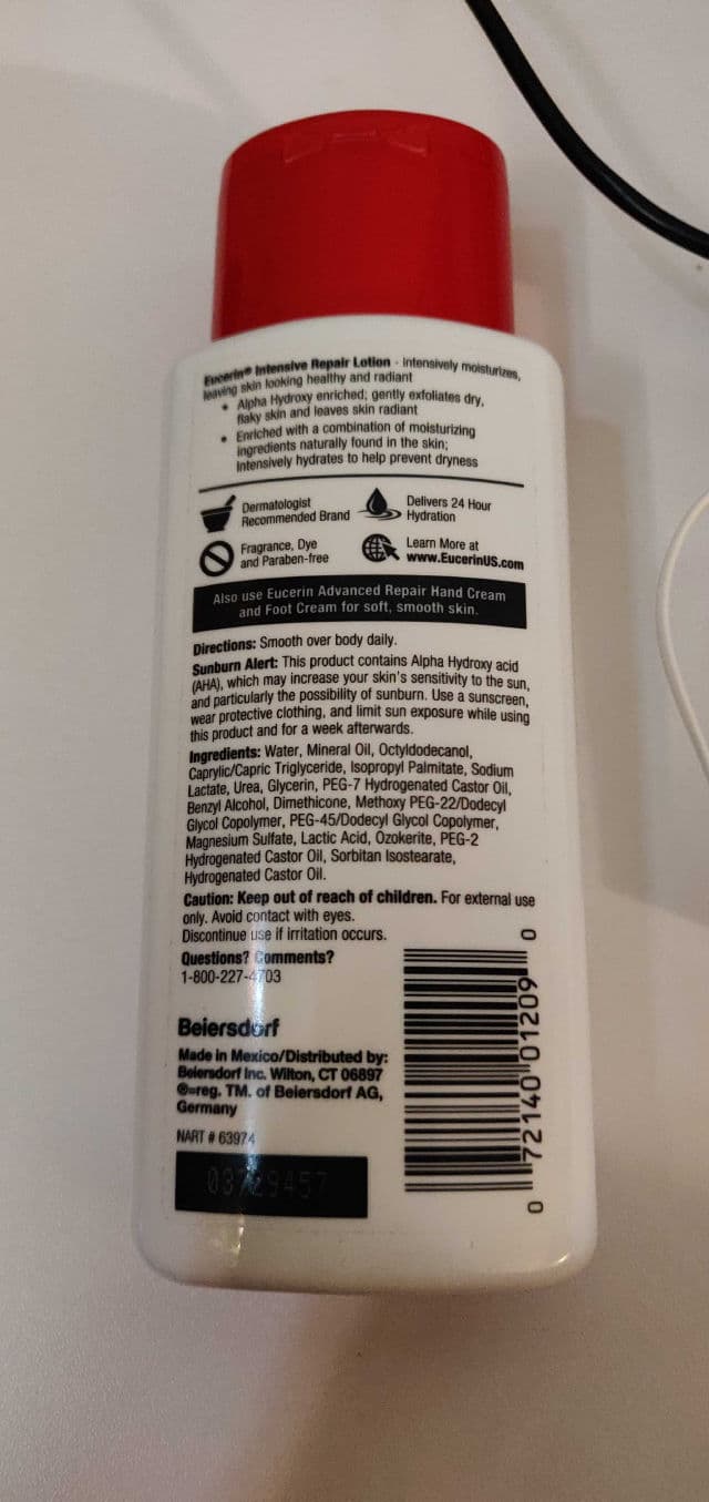 Eucerin Intensive Repair Rich Feel Lotion review photo by Meepsie