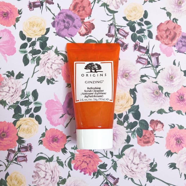 Origins GinZing Refreshing Scrub Cleanser review photo by Beautywithhunnie