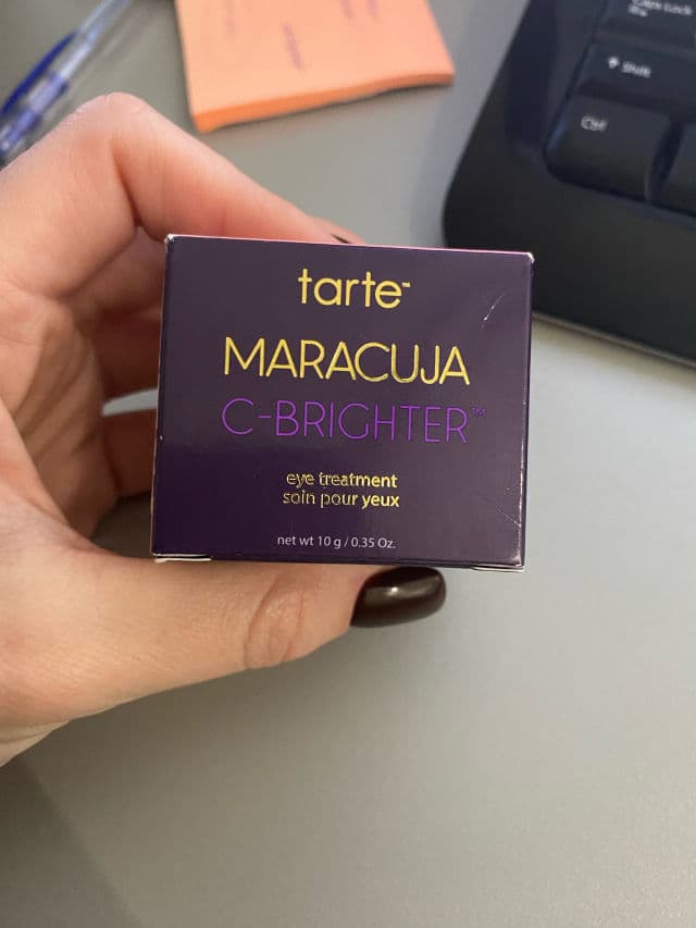 Tarte Maracuja C-Brighter Eye Treatment review photo by MariaBou