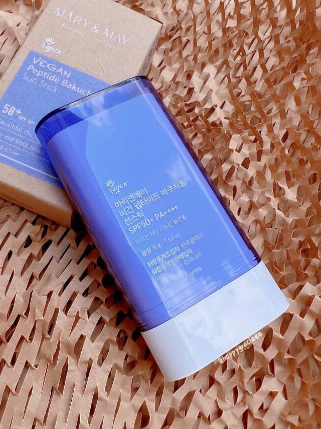 Mary&May Vegan Peptide Bakuchiol Sun Stick SPF50+ PA++++ review photo by happygracieee