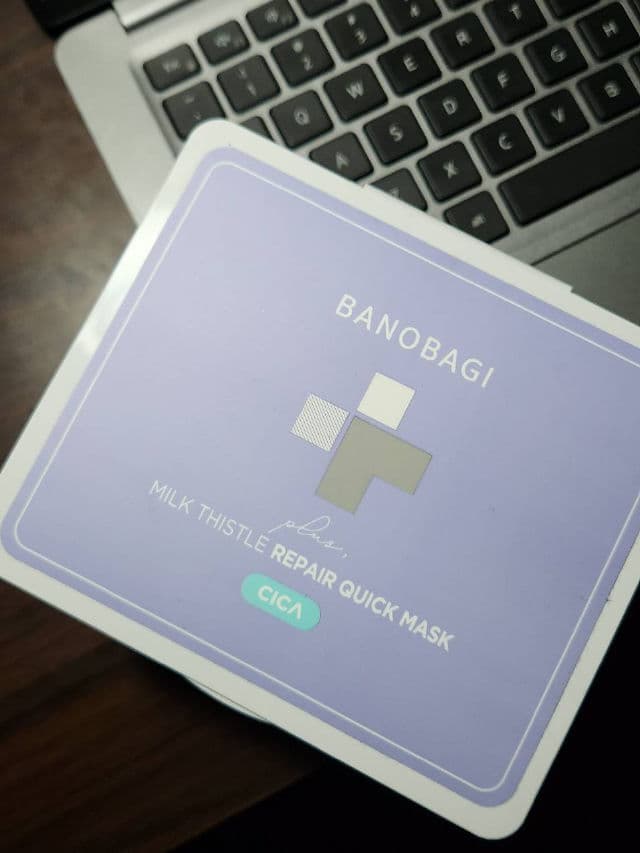 BANOBAGI Milk Thistle Repair Mask review photo by elaineganuelas