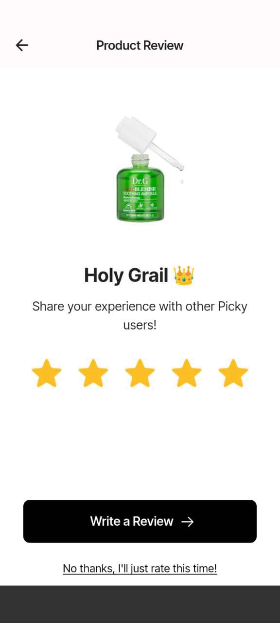 DR.G Red Blemish Soothing Ampoule review photo by Evelyndelacruz
