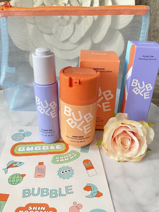 Bubble Deep Dive AHA + PHA Exfoliating Mask review photo by SkinlovesbySam