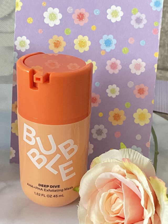 Bubble Deep Dive AHA + PHA Exfoliating Mask review photo by SkinlovesbySam