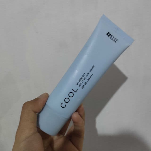 SNP UV Perfect Air-Cool Sun Cream SPF 50+ PA++++ review photo by mymeminei