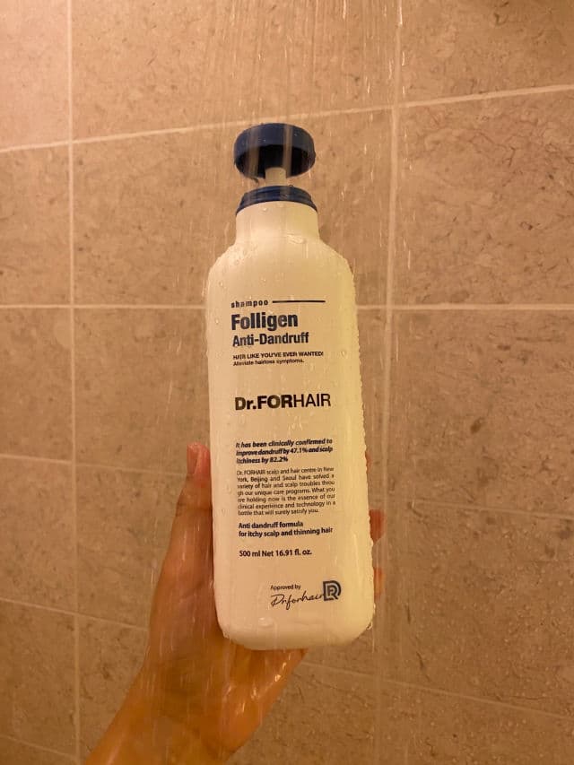 Dr.FORHAIR Folligen Anti-Dandruff Shampoo review photo by SkincareUprising