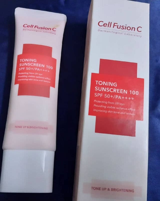 Cell Fusion C Toning Sunscreen 100 SPF50+/PA++++ review photo by Remisskin