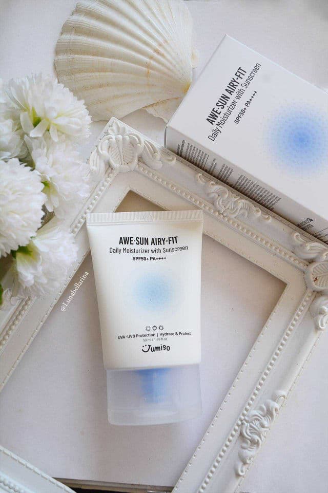 Jumiso Awe-Sun Airy-Fit Daily Moisturizer with Sunscreen SPF 50+ PA++++ review photo by lunabellarina
