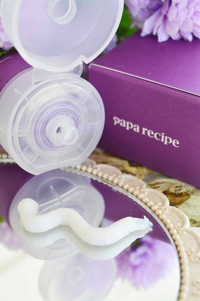 PAPA RECIPE Eggplant Clearing Mild Cleansing Foam review photo by lunabellarina