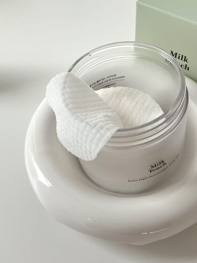 Milk Touch Green Apple Pore Collagen Jumbo Pad review photo by Laoyi