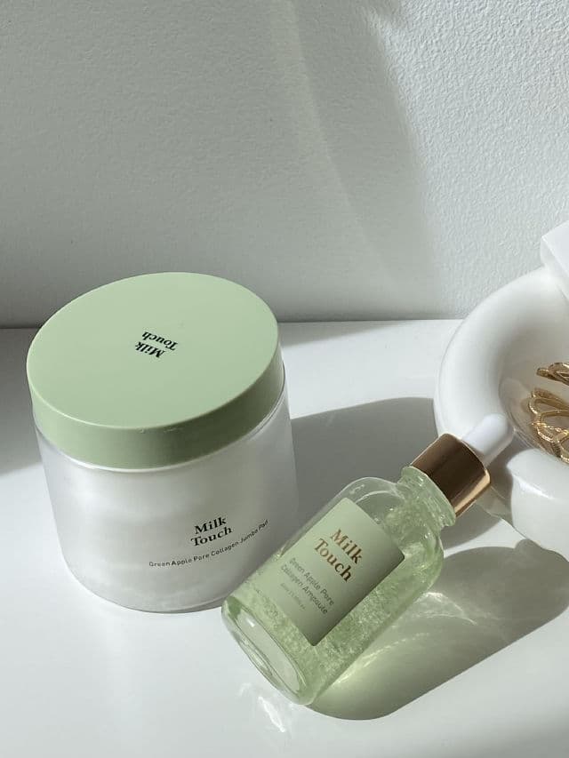 Milk Touch Green Apple Pore Collagen Jumbo Pad review photo by Laoyi