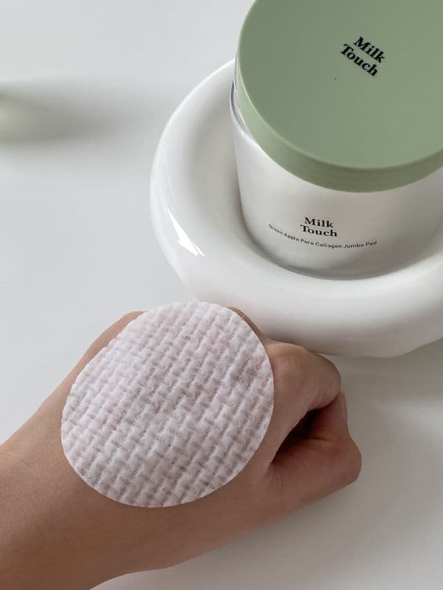 Milk Touch Green Apple Pore Collagen Jumbo Pad review photo by Laoyi