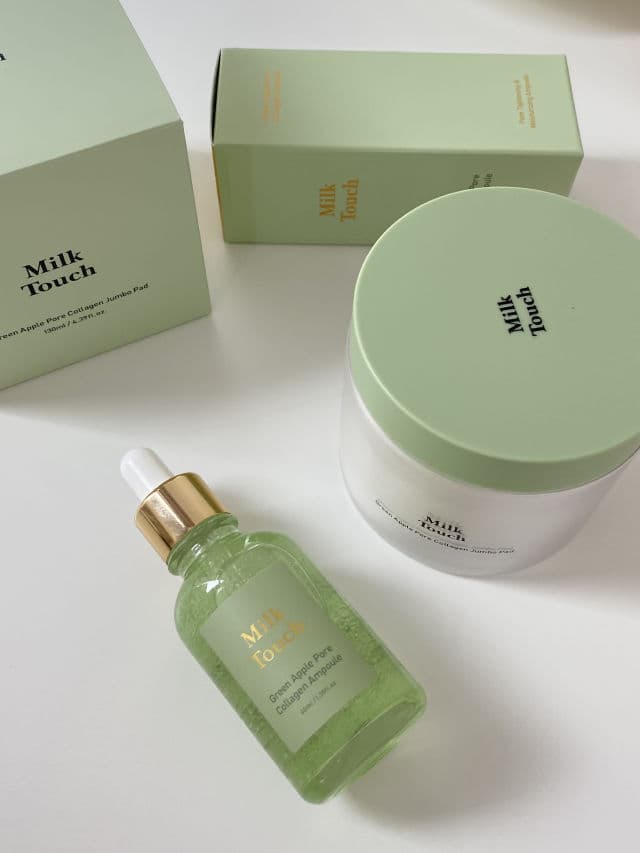 Milk Touch Green Apple Pore Collagen Jumbo Pad review photo by Laoyi