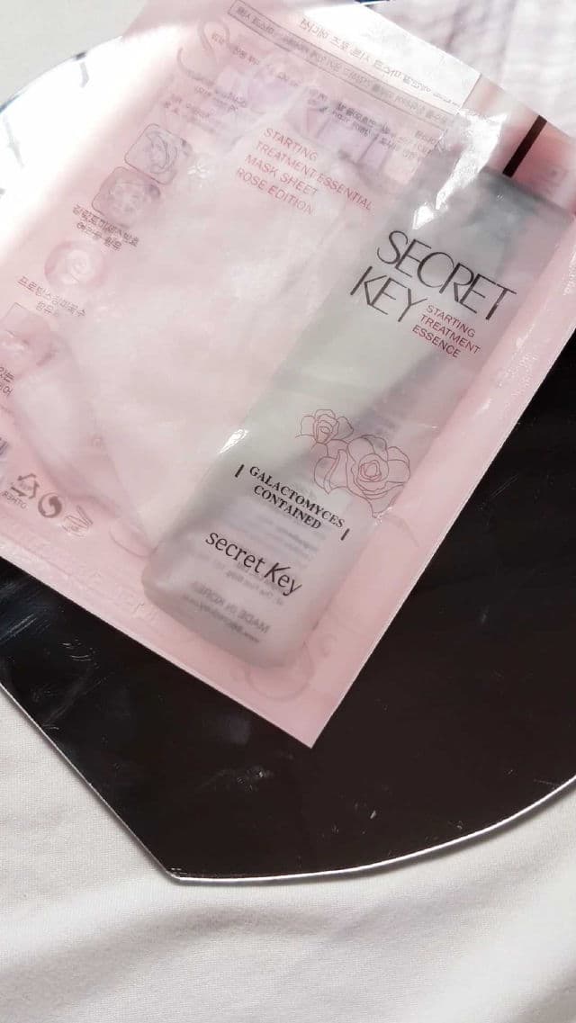 SECRET KEY Starting Treatment Essential Mask Sheet - Rose Edition review photo by lovebloomieskin