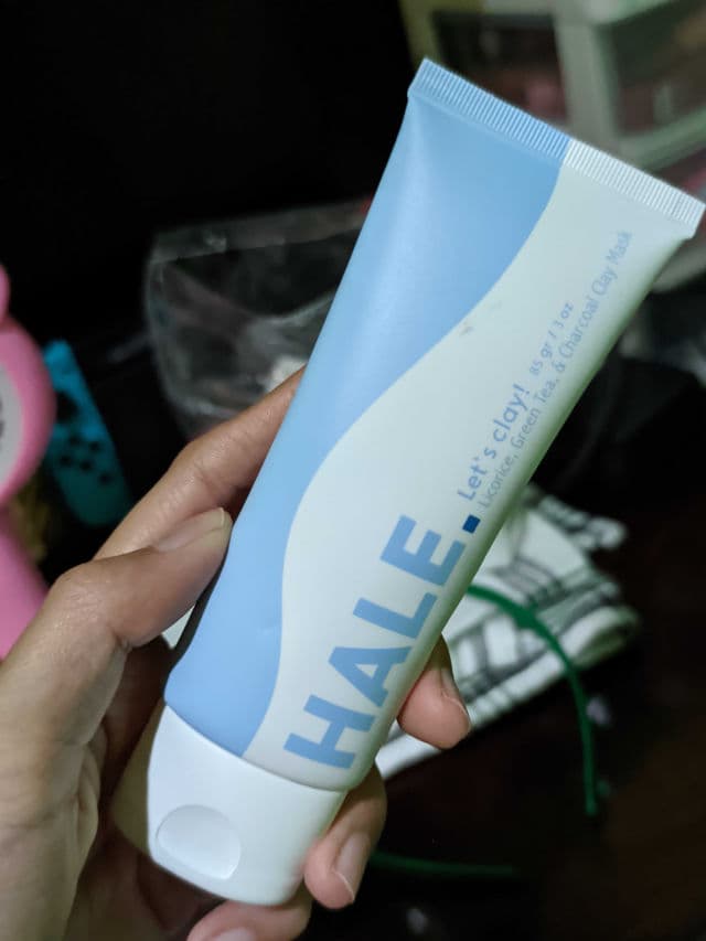 HALE. Let's Clay Licorice Green Tea & Charcoal Clay Mask review photo by sxkahijau