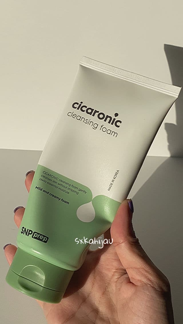 SNP Cicaronic Cleansing Foam review photo by sxkahijau