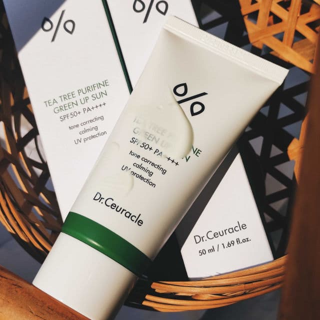 Dr. Ceuracle Tea Tree Purifine Green Up Sun SPF50+ PA++++ review photo by taeandz