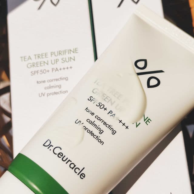 Dr. Ceuracle Tea Tree Purifine Green Up Sun SPF50+ PA++++ review photo by taeandz