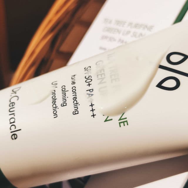Dr. Ceuracle Tea Tree Purifine Green Up Sun SPF50+ PA++++ review photo by taeandz