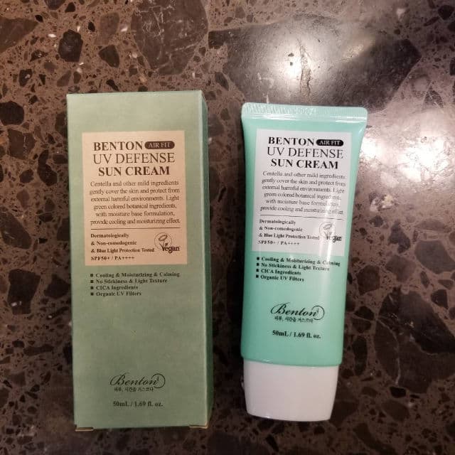 BENTON Air Fit UV Defense Sun Cream SPF 50+ PA++++ review photo by tiffany2020