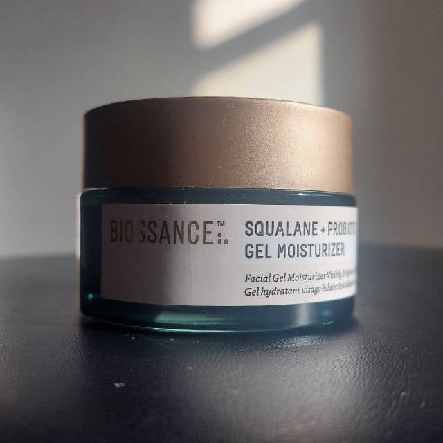 Biossance Squalane + Probiotic Gel Moisturizer review photo by TheKateExperience