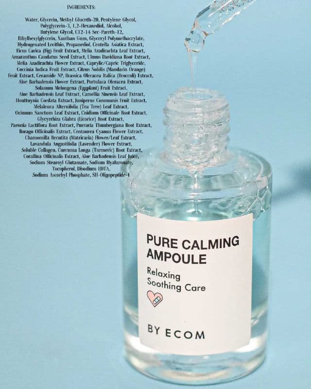 BY ECOM Pure Calming Ampoule review photo by glowediaries