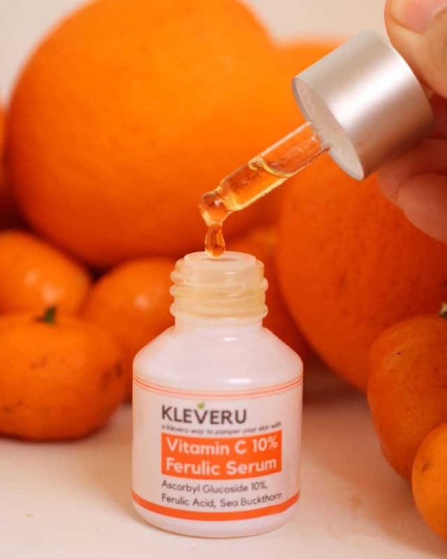 Kleveru Vitamin C 10% Ferulic Serum review photo by glowediaries