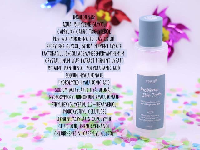 Studio Tropik Probiome Skin Tonic review photo by glowediaries
