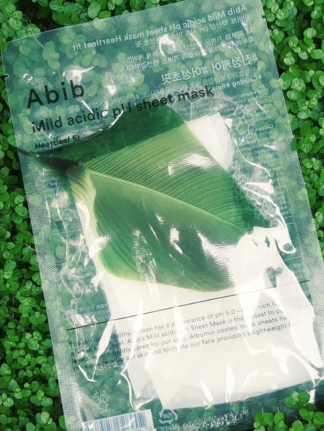Abib Mild Acidic pH Sheet Mask Heartleaf Fit review photo by Lorelei