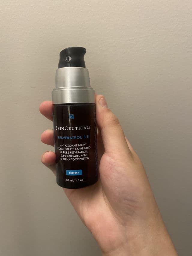 SkinCeuticals Resveratrol B E review photo by Scallion