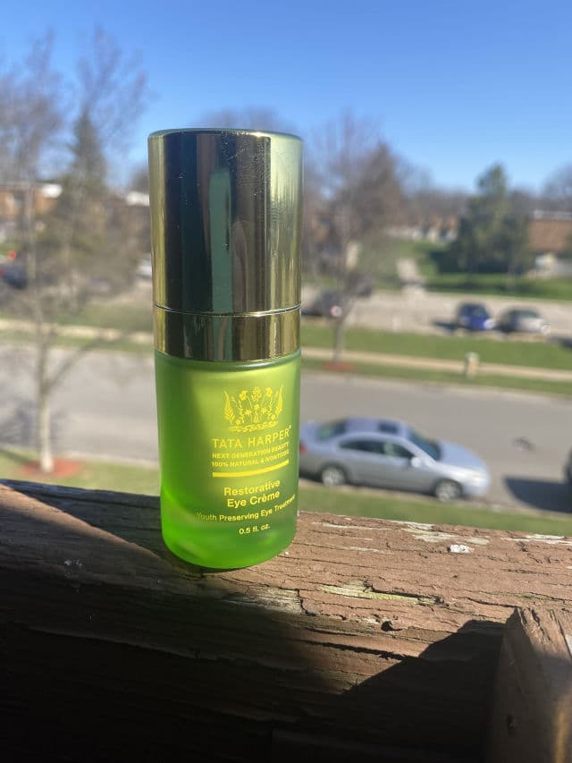 Tata Harper Restorative Eye Creme review photo by Scallion