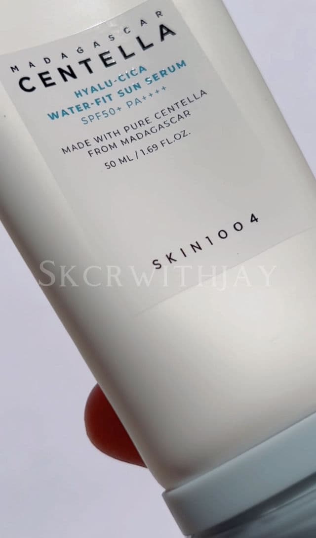SKIN1004 Madagascar Centella Hyalu-Cica Water-Fit Sun Serum SPF50+ PA++++ review photo by iJAYi