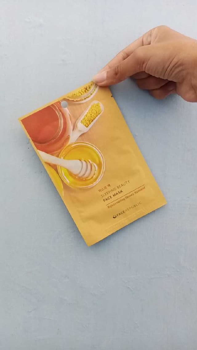 Face Republic Sleeping Beauty Face Mask Rejuvenating Honey Nutrient review photo by yunzie