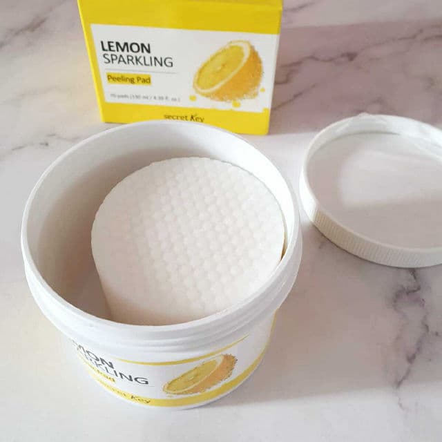 SECRET KEY Lemon Sparkling Peeling Pad review photo by MacuPG