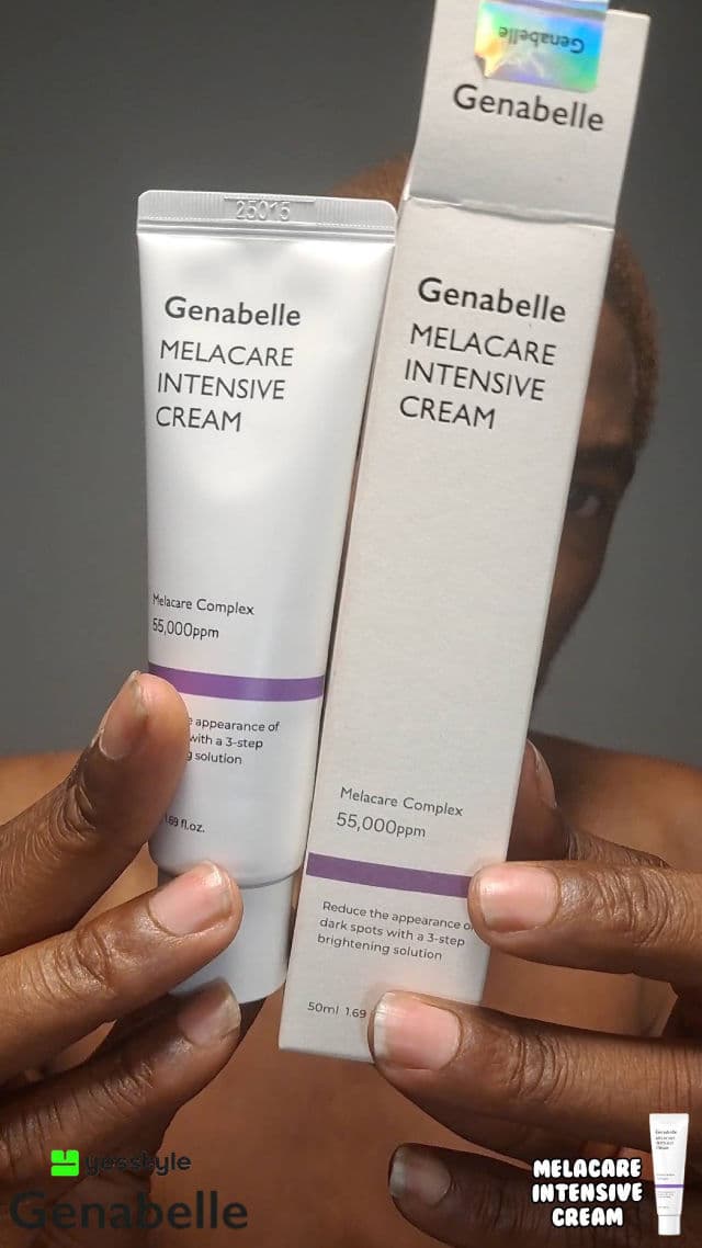 Genabelle Melacare Intensive Cream review photo by CHASEJLONDON