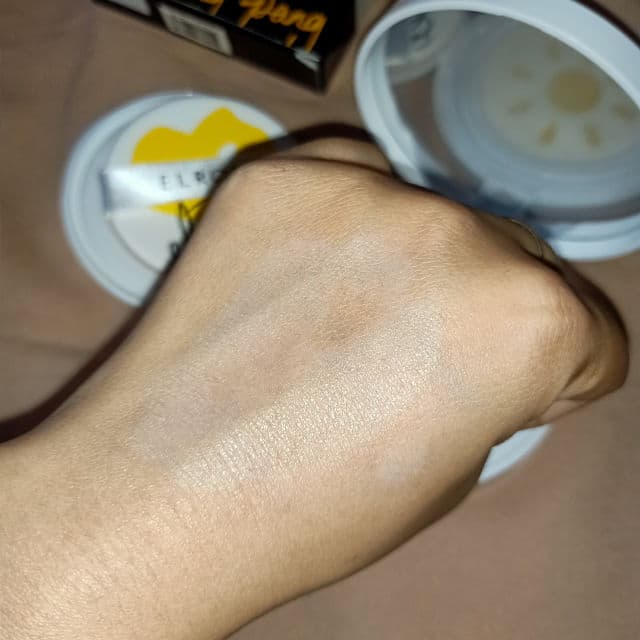 ELROEL Pang Pang Big Sun Cushion UV Shield review photo by AARIANDAYU