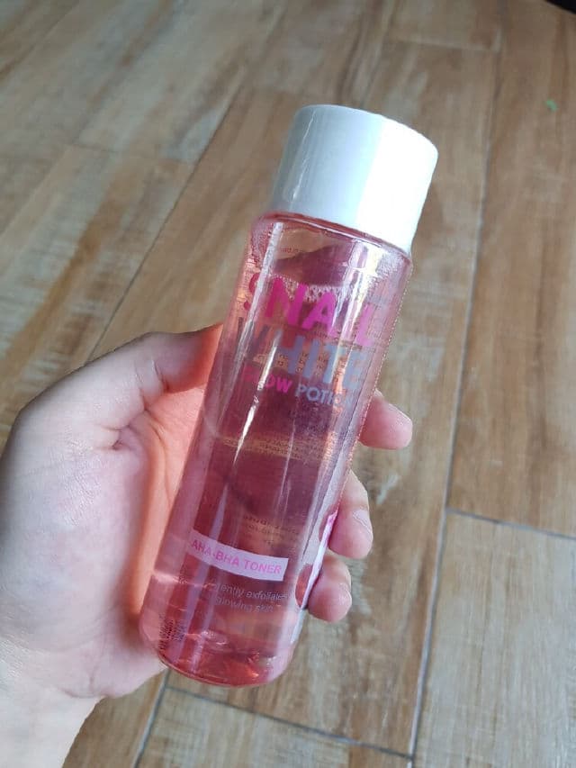Snail White Glow Potion AHA BHA Toner review photo by Acresy