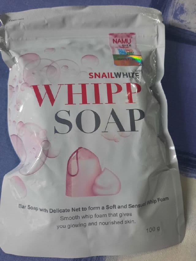 Snail White Whipp Soap review photo by Acresy
