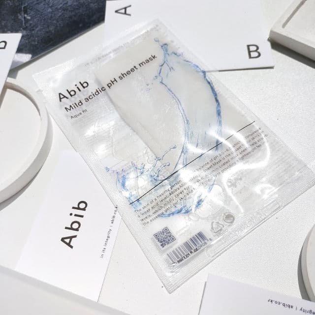 Abib Mild Acidic pH Sheet Mask Aqua Fit review photo by Afandi