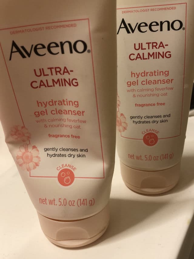 Aveeno Ultra-Calming Hydrating Gel Cleanser review photo by Ajsensitiveskincare