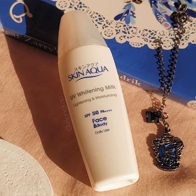 SKIN AQUA UV Whitening Milk SPF 50 PA++++ review photo by Alika Ela